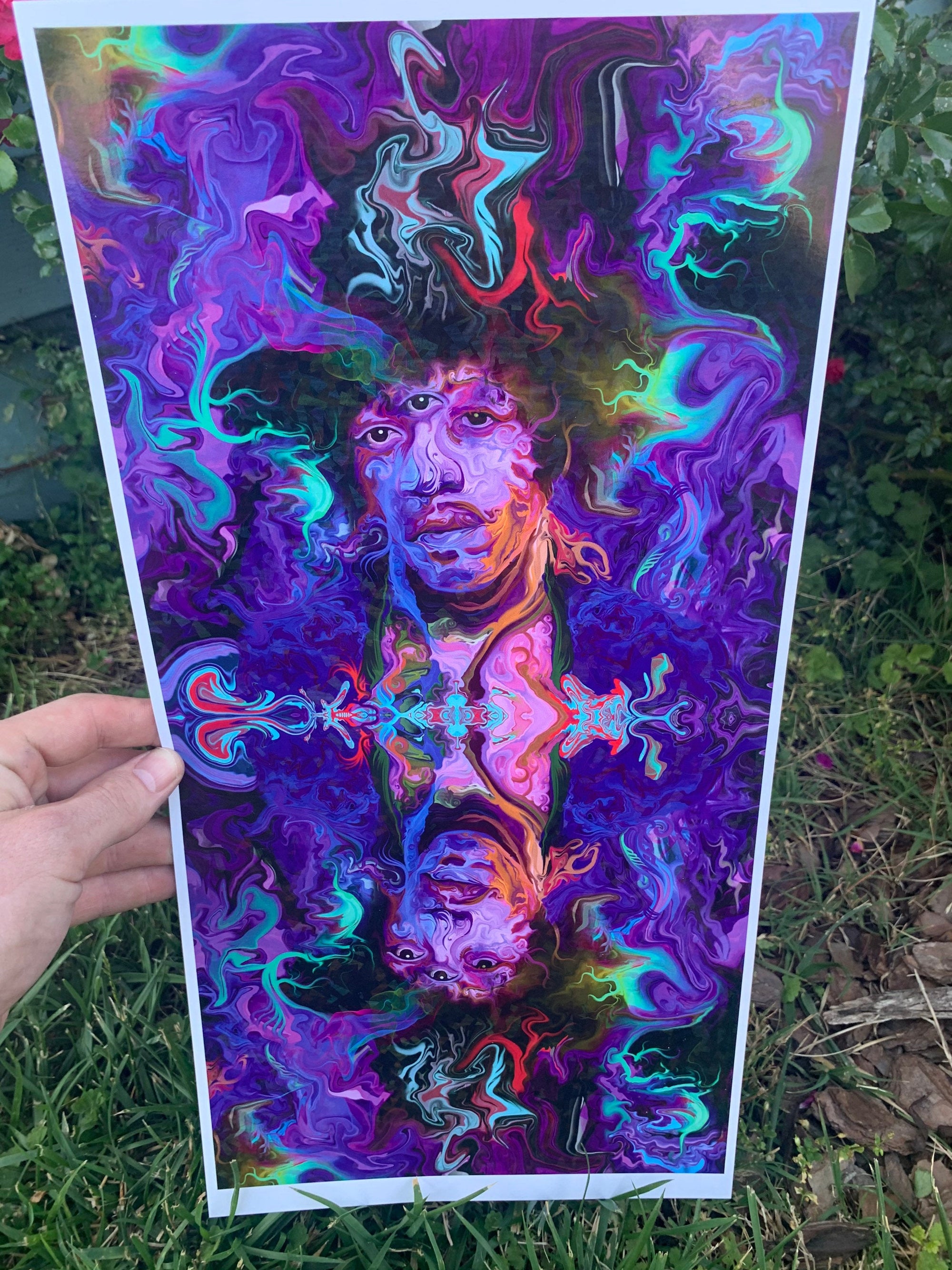 "Purple Haze" Limited Edition Holographic Print