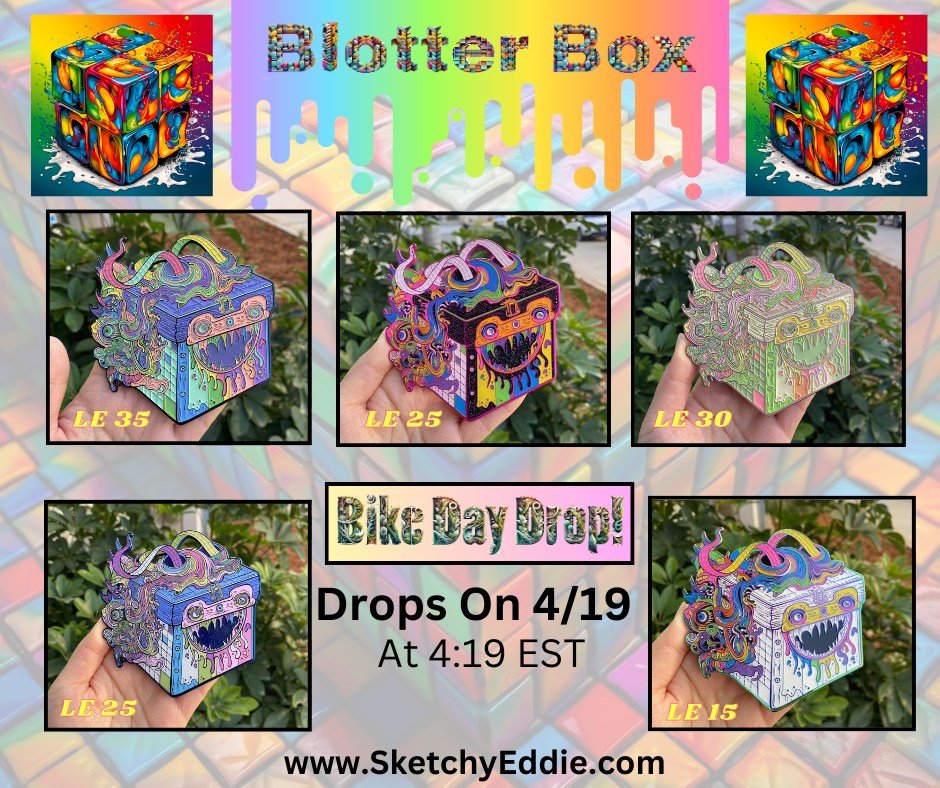 "Blotter Box" Bicycle Day Drop!