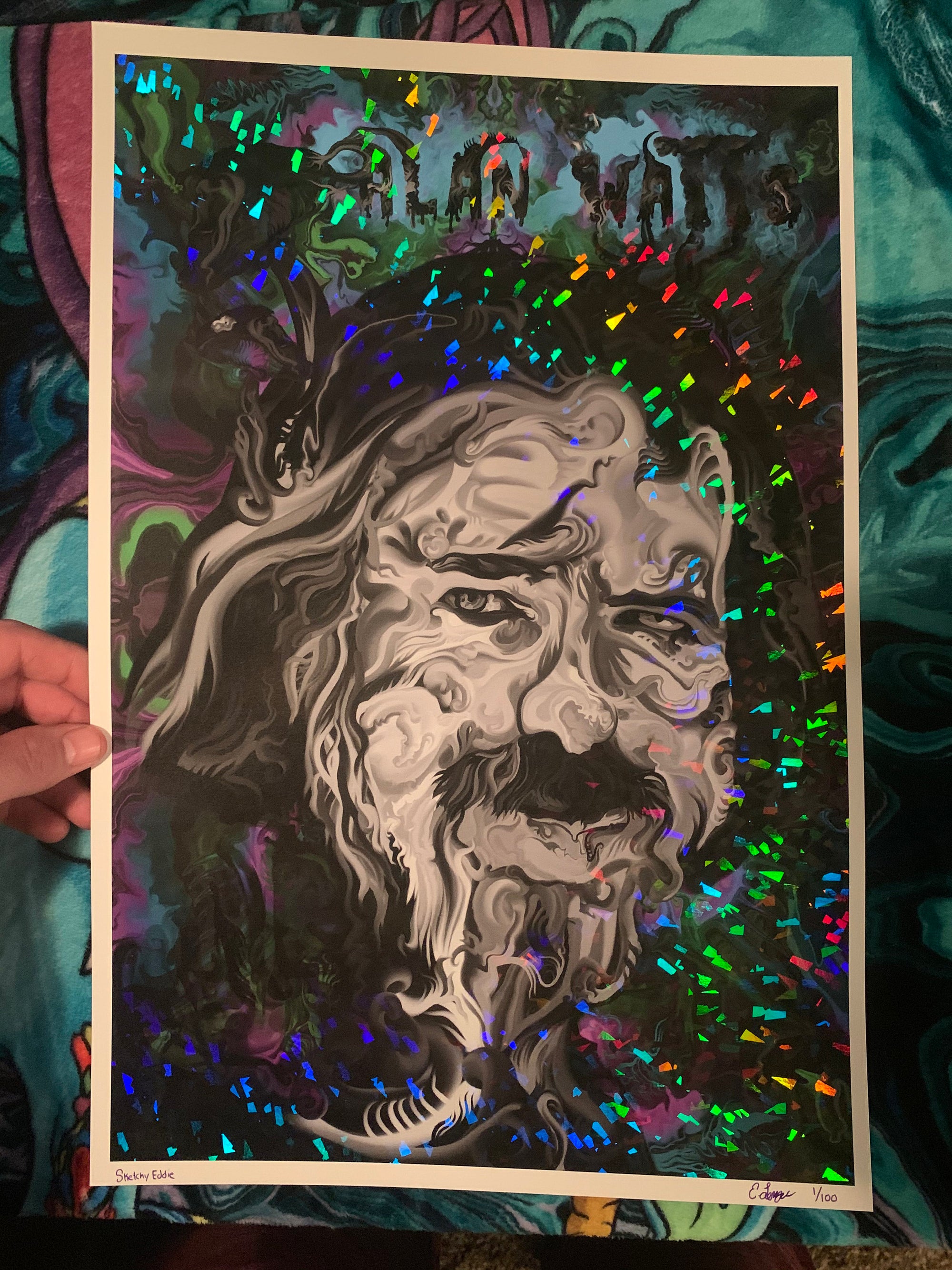 Alan Watts Limited Edition Holographic Print