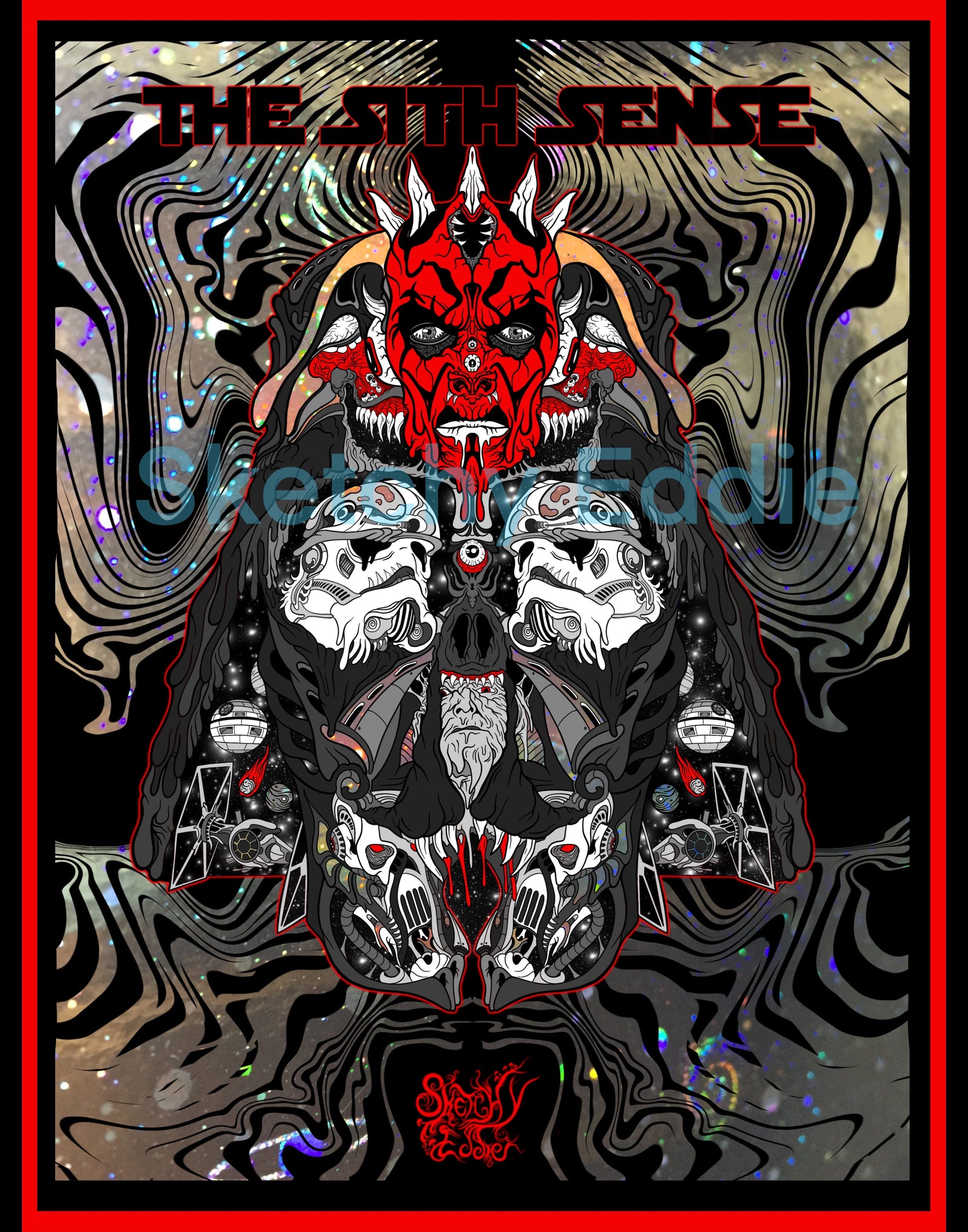 "The Sith Sense " Limited Edition Foil Poster Print