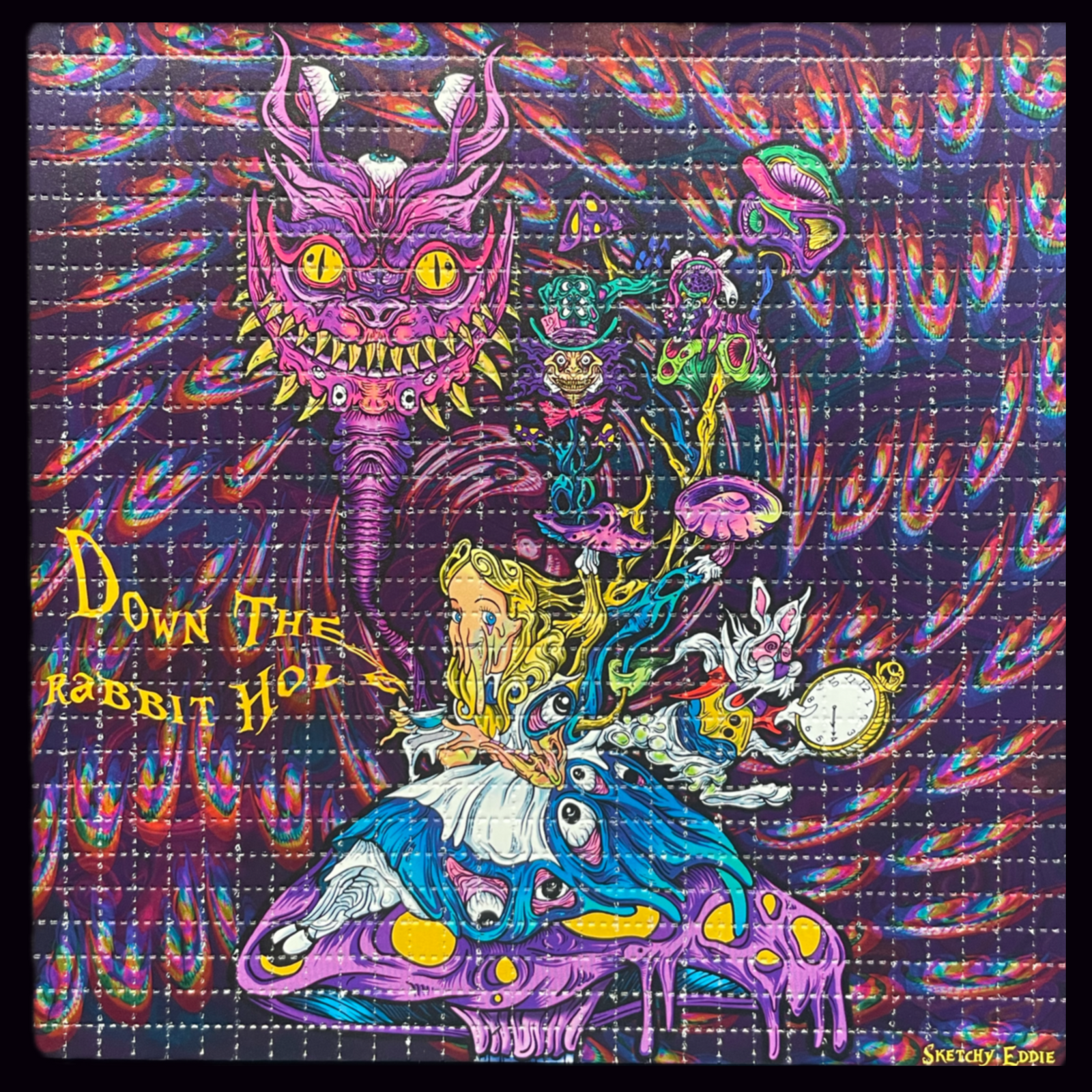 ‘’Down The Rabbit Hole’’  Blotter (Free Shipping)