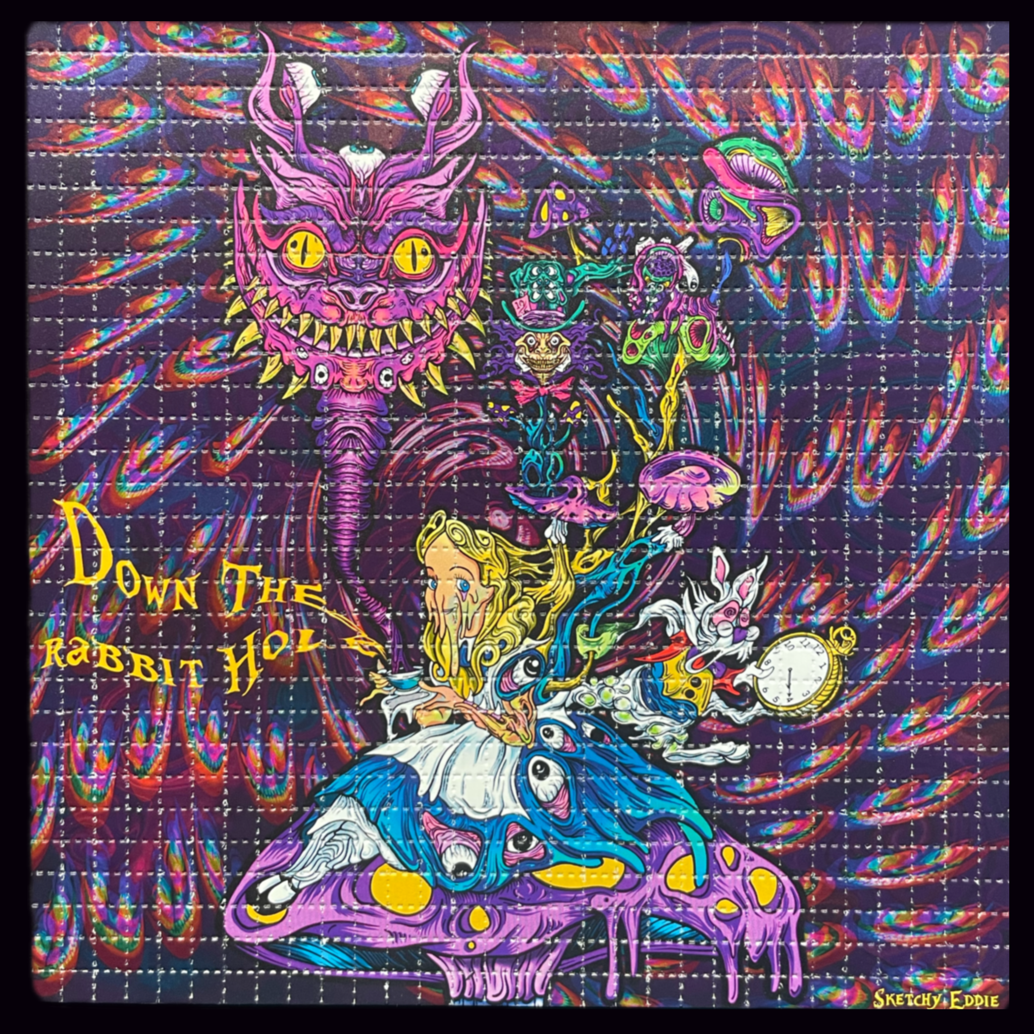 ‘’Down The Rabbit Hole’’  Blotter (Free Shipping)