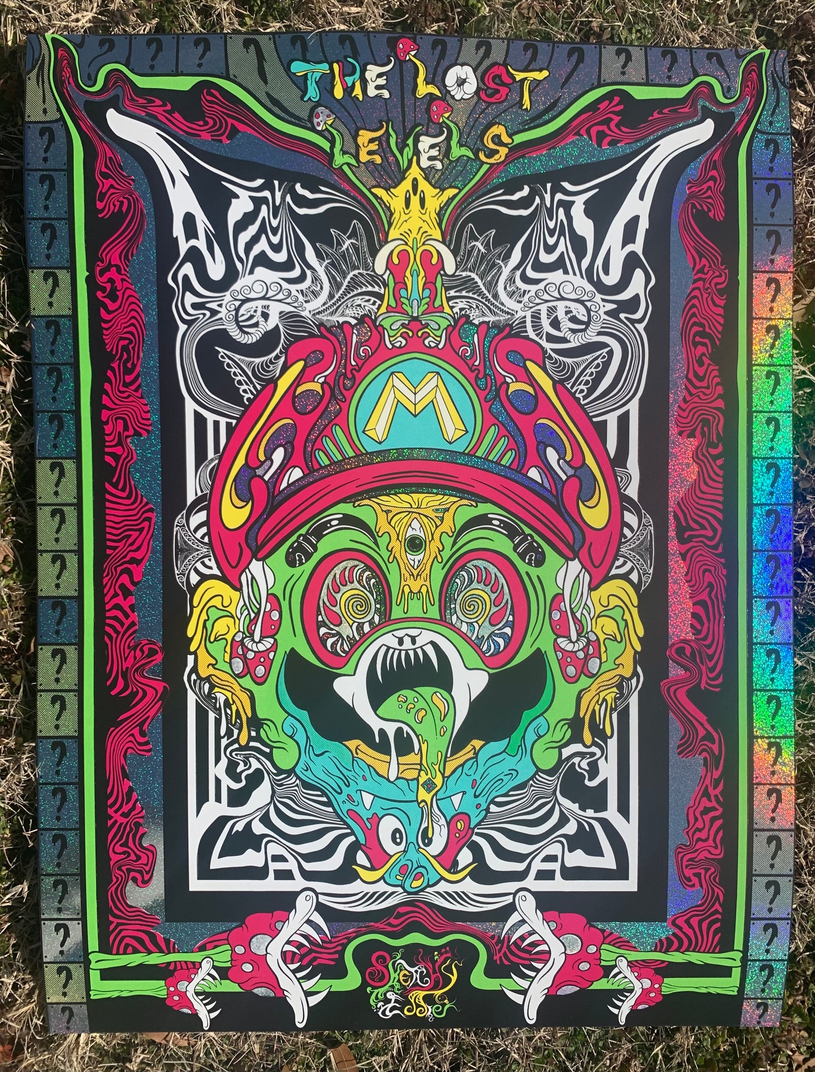 "The Lost Levels" Limited Edition Foil Poster Print
